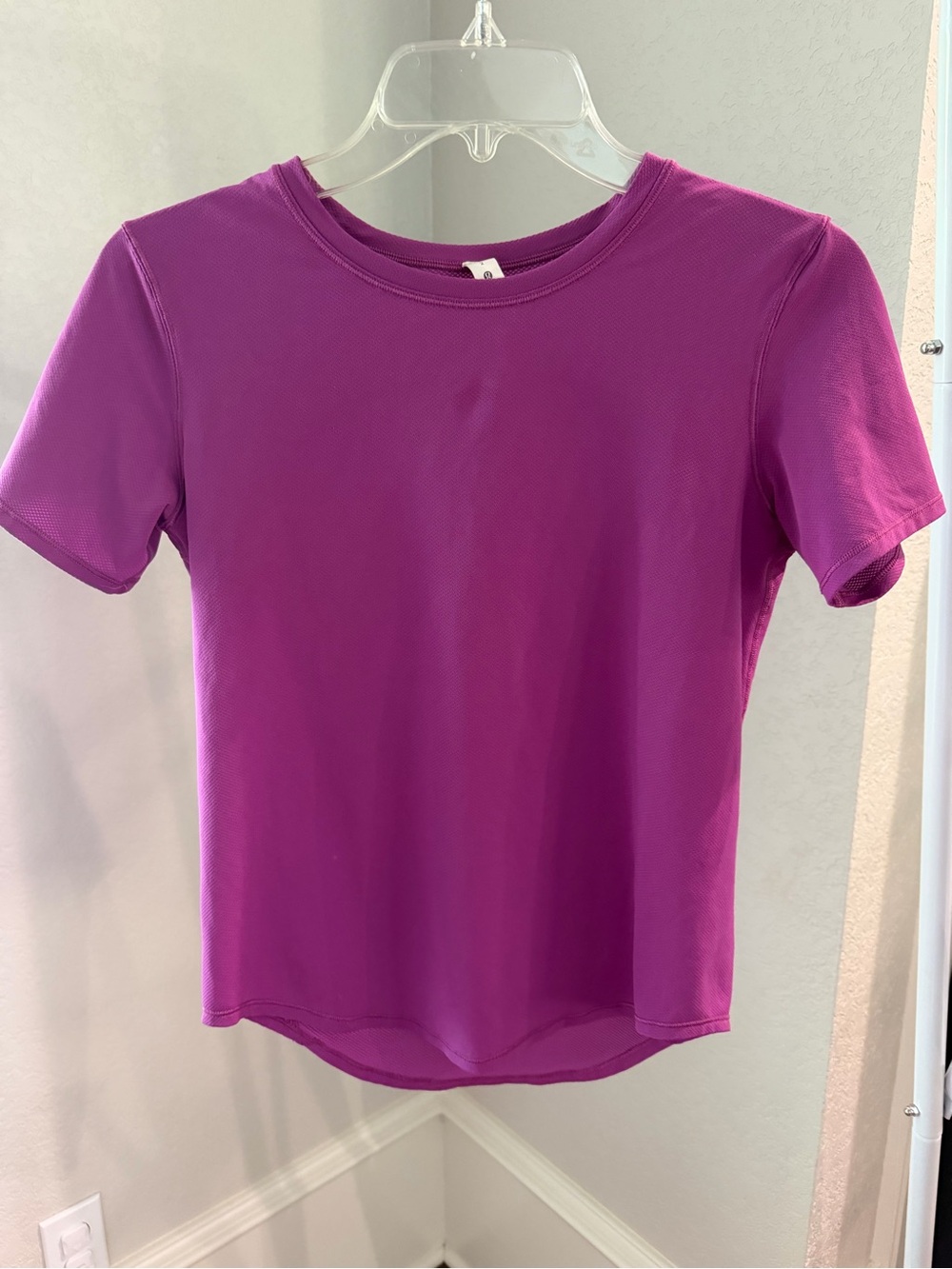 lululemon athletica Short Sleeve Crewneck Top in Magenta
